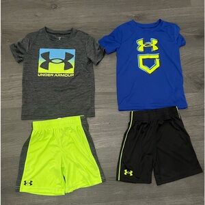 Boys underarmour lot sz 5